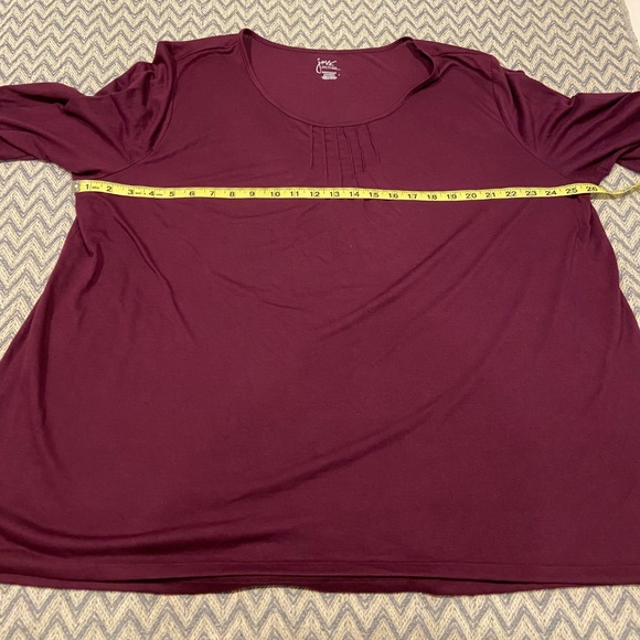 Just My Size Bell Sleeve Pintuck Top – Size 3X - Picture 9 of 10
